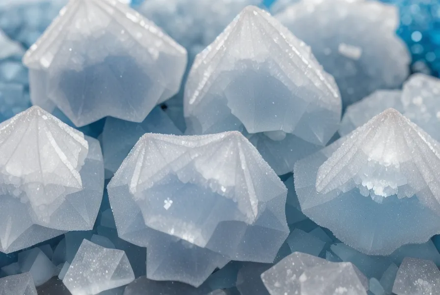 Flores preservadas secándose en gel de sílice azul antes de encapsular en resina