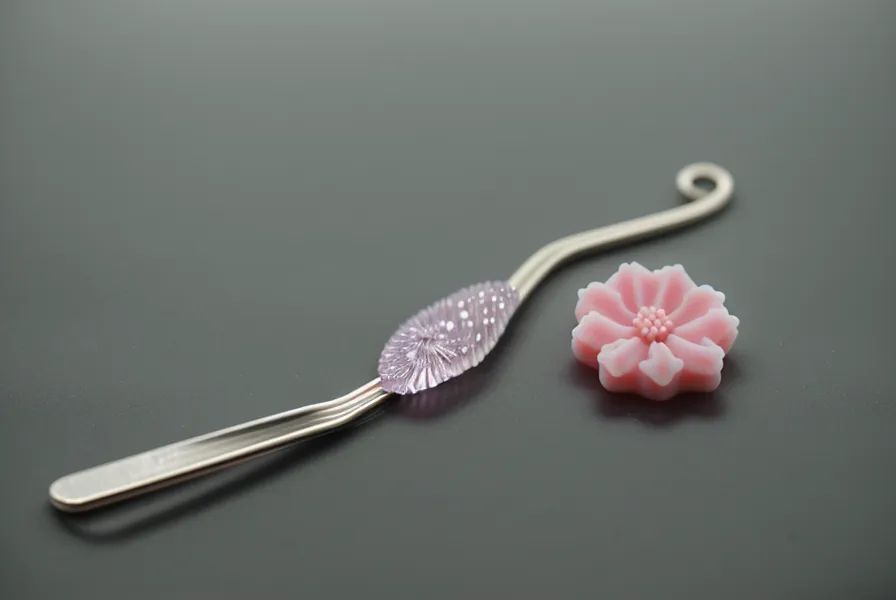 Vertido de resina epoxi en un solo bloque dentro del molde de silicona para la pinza de cabello