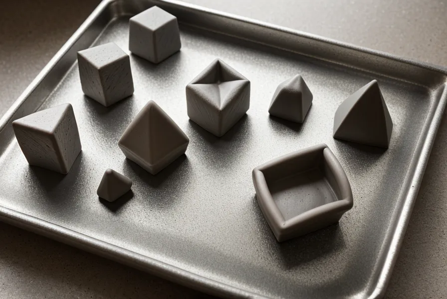 Piezas de arcilla polimérica bajo una carpa de papel aluminio dentro del horno eléctrico