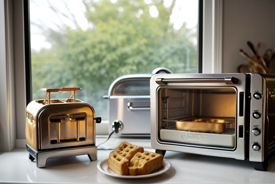 piezas de arcilla polimérica horneándose en un horno eléctrico pequeño para joyería artesanal