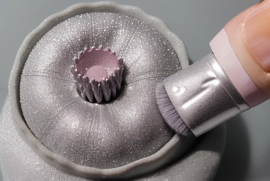 Técnica de pincelar polvos de mica sobre el molde de silicona antes de verter la resina epóxica