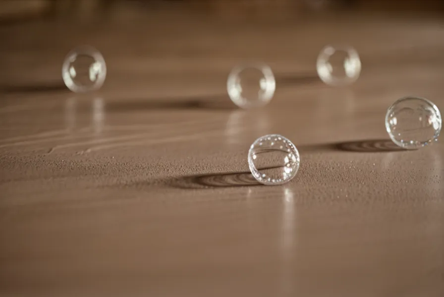 Pieza de arcilla polimérica horneada con microburbujas visibles tras texturizar con un utensilio de madera porosa