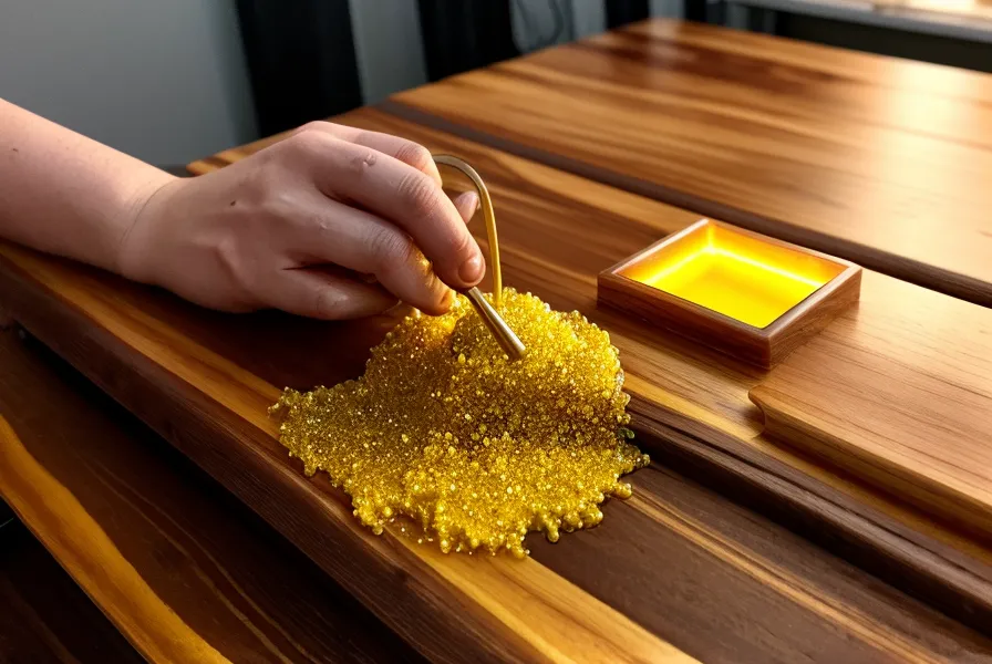 Cuenco con piezas de resina fallidas y burbujas por un molde de silicona de mala calidad